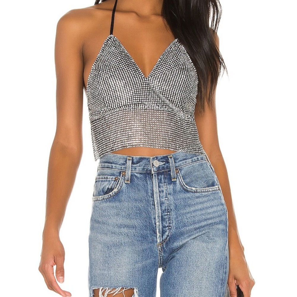 Superdown Saroyan halter top